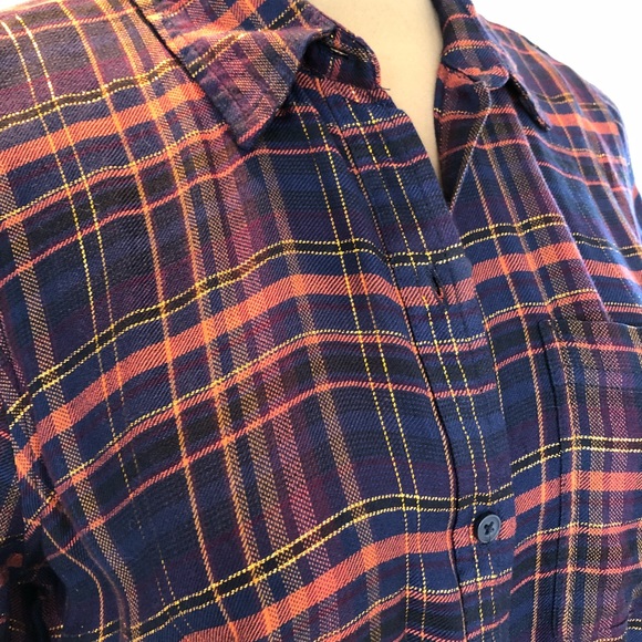 Lucky Brand plaid button down - Picture 4 of 4